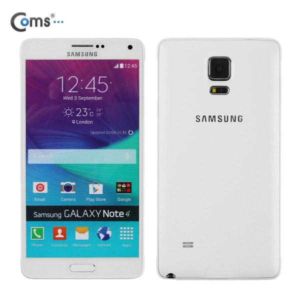 Coms 목각 폰(mock-up) 갤노트4/White