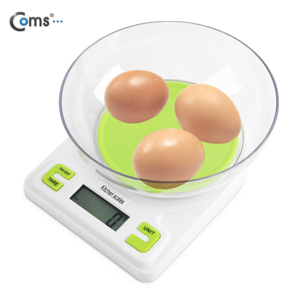 Coms 가정용 소형 저울(접시 포함), 1g~1kg