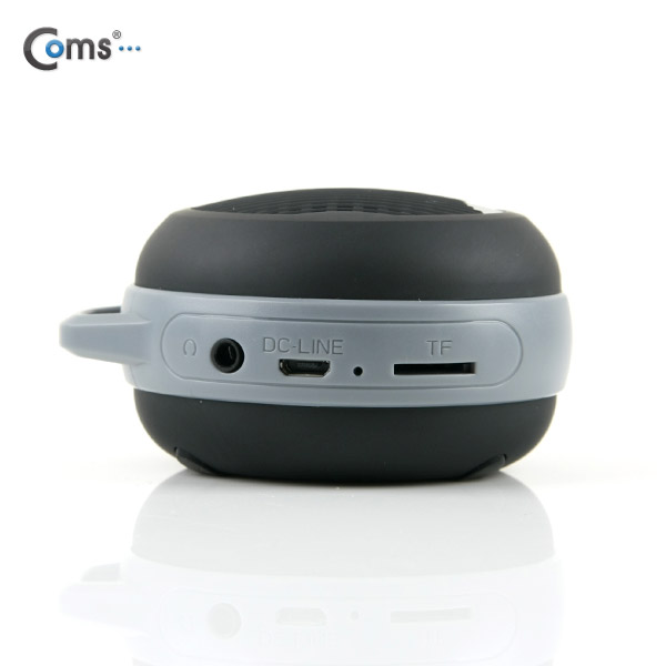 Coms 블루투스 3.0 스피커(FM라디오/바이브레이션 우퍼/블루투스리시버), Black