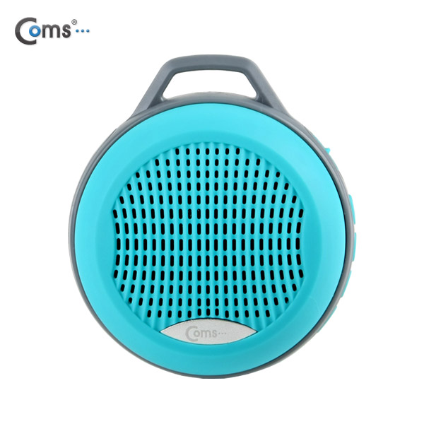 Coms 블루투스 3.0 스피커(FM라디오/바이브레이션 우퍼/블루투스리시버), Blue/ evn1