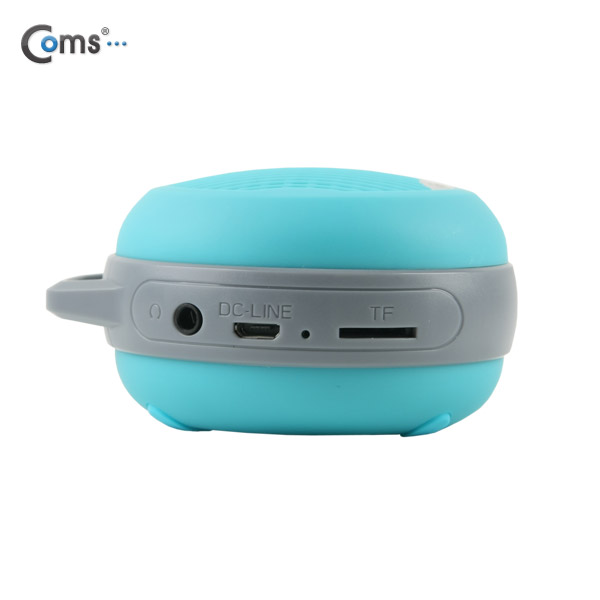 Coms 블루투스 3.0 스피커(FM라디오/바이브레이션 우퍼/블루투스리시버), Blue/ evn1