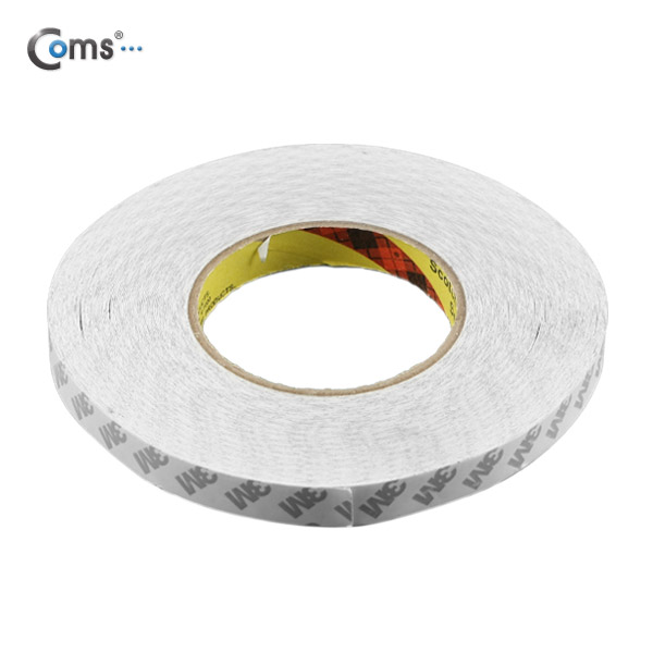 Coms 3M 양면테이프 (총 길이 50m, 폭 15mm, 두께 0.1mm)