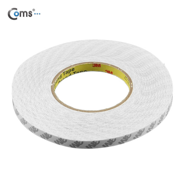 Coms 3M 양면테이프 (총 길이 50m, 폭 10mm, 두께 0.1mm)