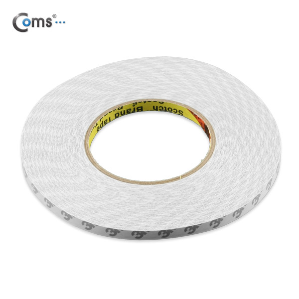 Coms 3M 양면테이프 (총 길이 50m, 폭 8mm, 두께 0.1mm)