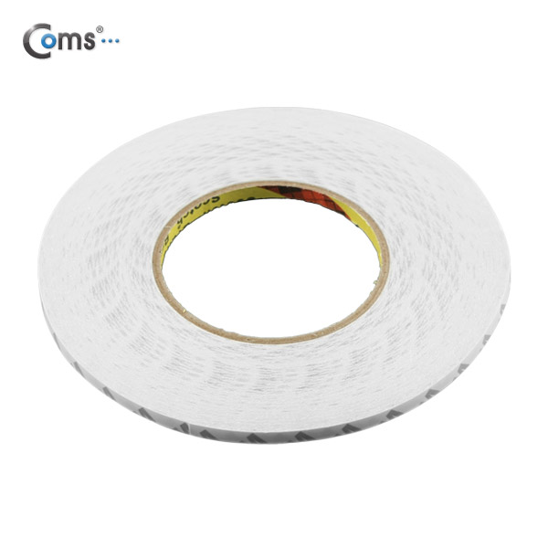 Coms 3M 양면테이프 (총 길이 50m, 폭 6mm, 두께 0.1mm)