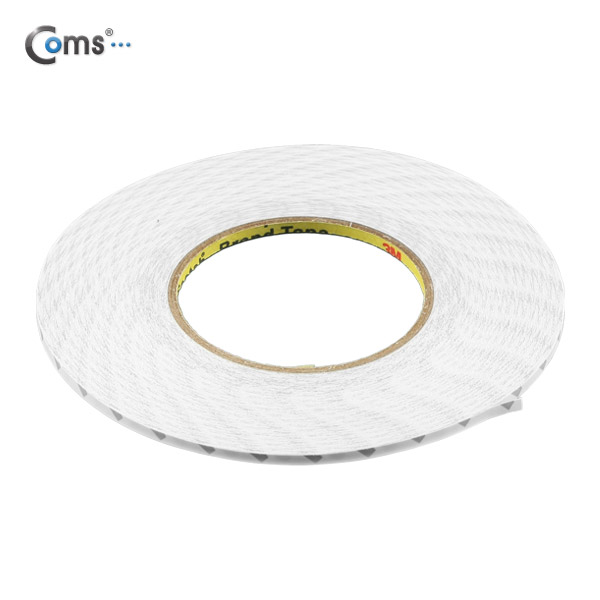 Coms 3M 양면테이프 (총 길이 50m, 폭 4mm, 두께 0.1mm)