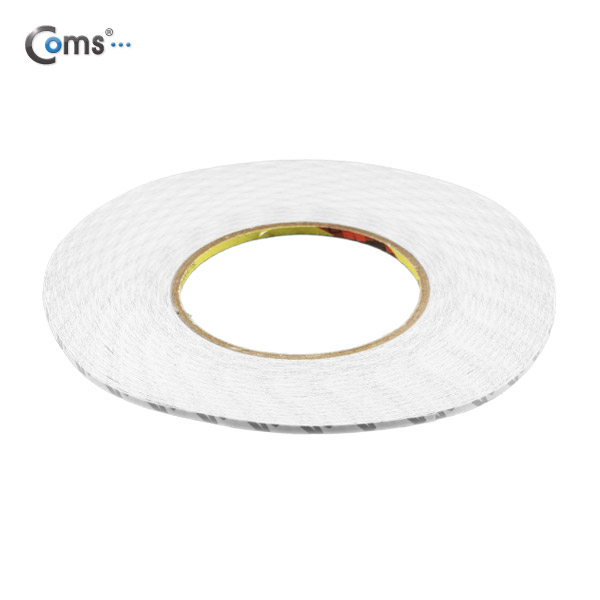 Coms 3M 양면테이프 (총 길이 50m, 폭 3mm, 두께 0.1mm)