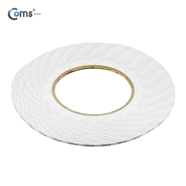 Coms  3M 양면테이프 (총 길이 50m, 폭 2mm, 두께 0.1mm)