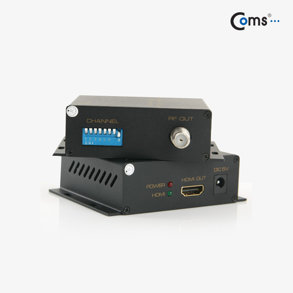 Coms HDMI 리피터(RF) 500M 지원, 80채널 선택스위치(139~950MHz)