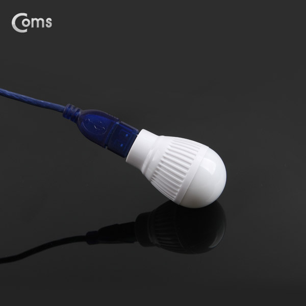 Coms 전구형 USB 램프(short type) White