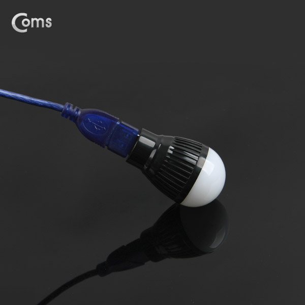 Coms 전구형 USB 램프(short type) Black