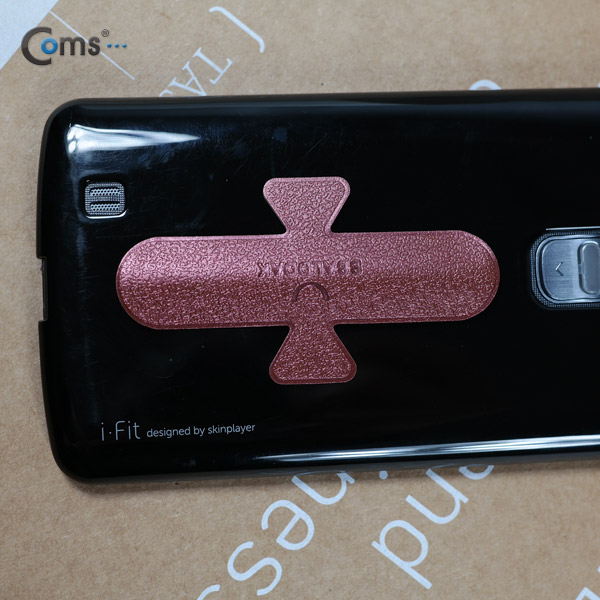 Coms BBALDDAK(빨딱) 원터치 국산 스마트폰 거치대 / 브라운