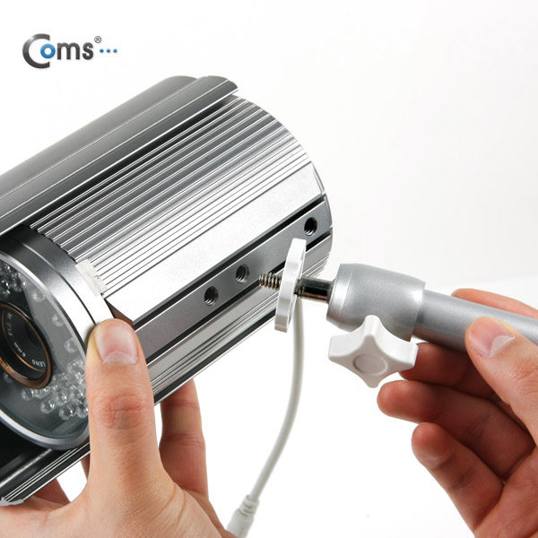 Coms CCTV용 거치대(Silver), 1관절 17cm