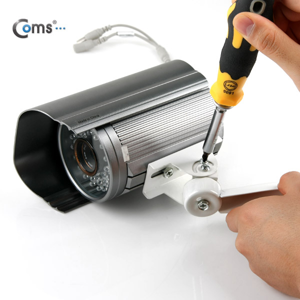 Coms CCTV용 거치 고정가이드, 벽면설치/대형