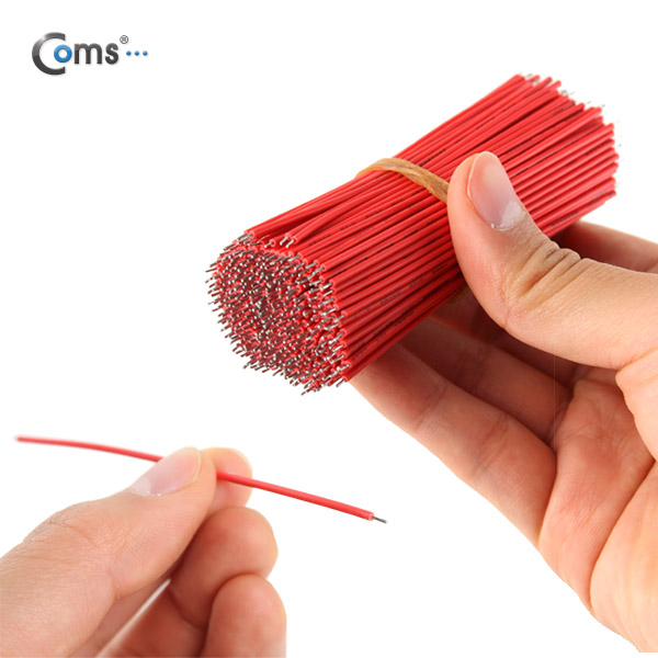 Coms 점퍼 / 점퍼선 케이블, 묶음(500ea)/Red, 8.5cm