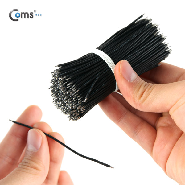 Coms 점퍼 / 점퍼선 케이블, 묶음(500ea)/Black, 8.5cm