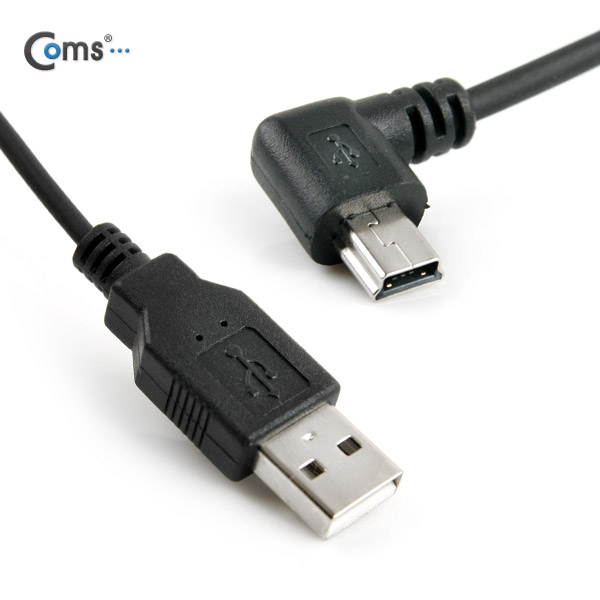 Coms USB 케이블(Short/Mini 5P) 스프링 30cm