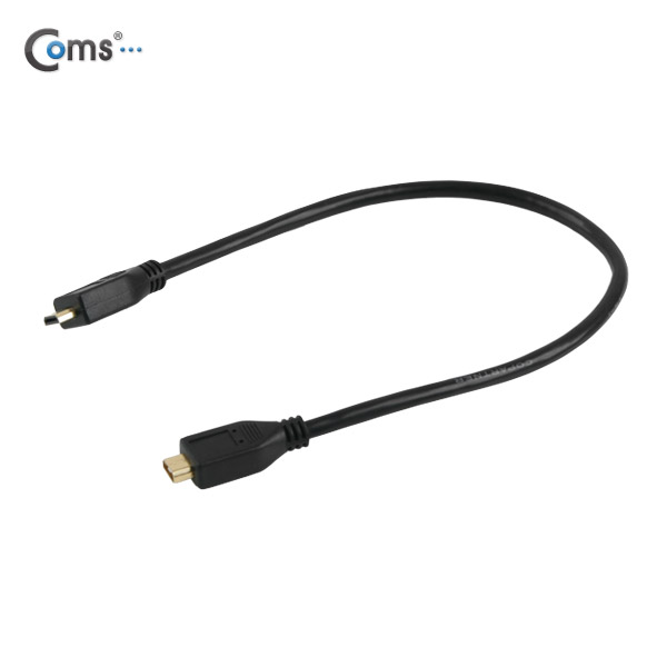 Coms HDMI 연장 젠더(Micro HDMI M/Micro HDMI F) 30cm