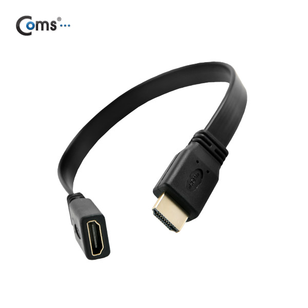 Coms HDMI 젠더(연결 M/F) FLAT 케이블 타입 30cm