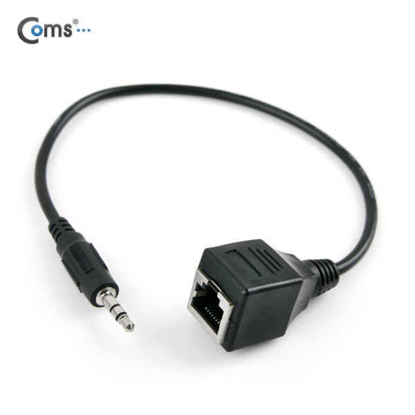 Coms 랜케이블 (RJ45 F/ST 3.5 M) 30cm