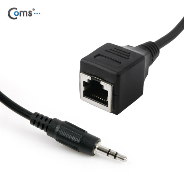 Coms 랜케이블 (RJ45 F/ST 3.5 M) 30cm