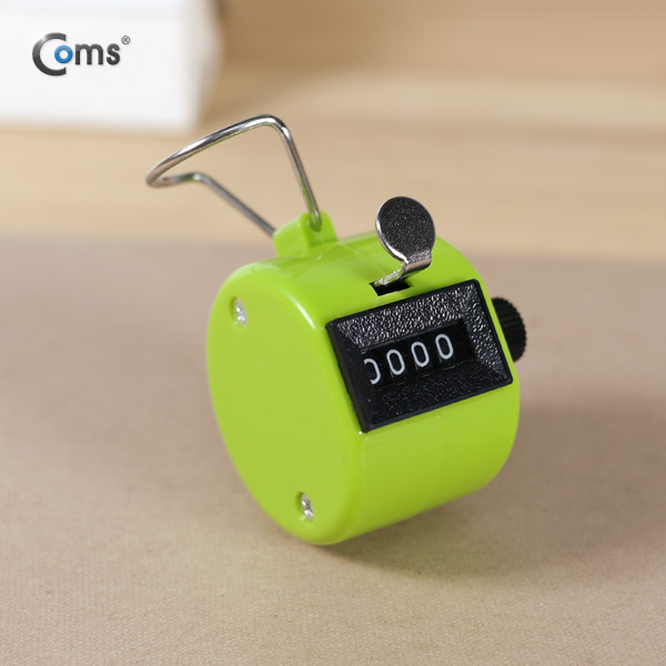 Coms 카운터기(수동 계수기) Hand Tally Counter, Green