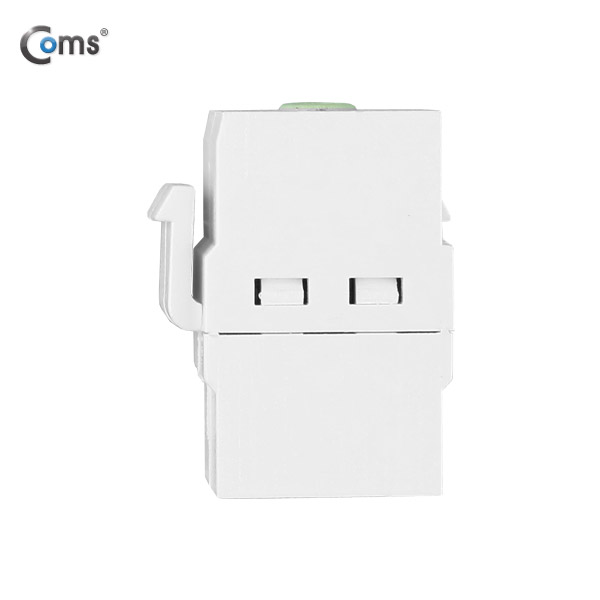 Coms 스테레오 젠더 (F/F, 일체형/키스톤잭/월플레이트) White/Stereo