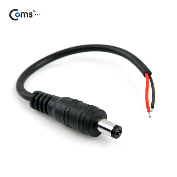 Coms DC 전원 케이블(제작용), DC 2선/DC 잭 5.5Ø(M)
