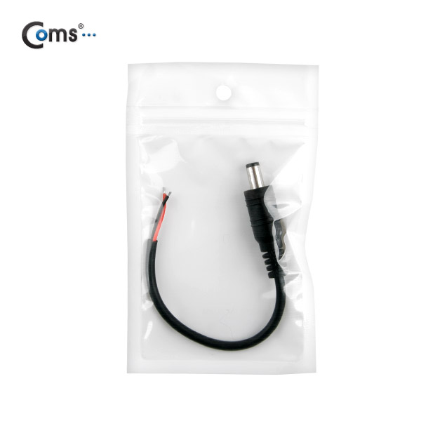 Coms DC 전원 케이블(제작용), DC 2선/DC 잭 5.5Ø(M)