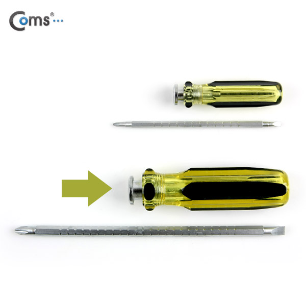 Coms 드라이버 (길이조절) 180~240mm, 양날