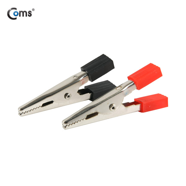 Coms 악어 클립(적색/흑색) 2개, 상하 대칭