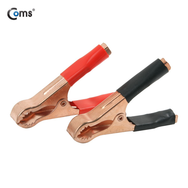 Coms 차량용 배터리 클립 Set, Black/Red