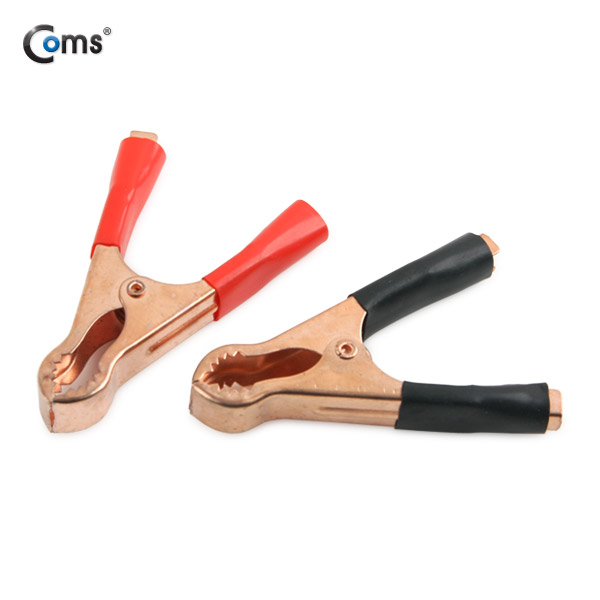 Coms 차량용 배터리 클립 Set, Black/Red