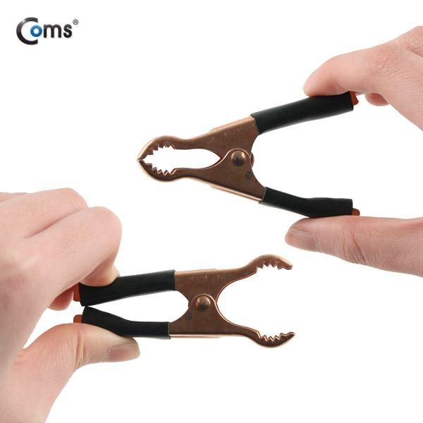Coms 차량용 배터리 클립 Set, Black/Red