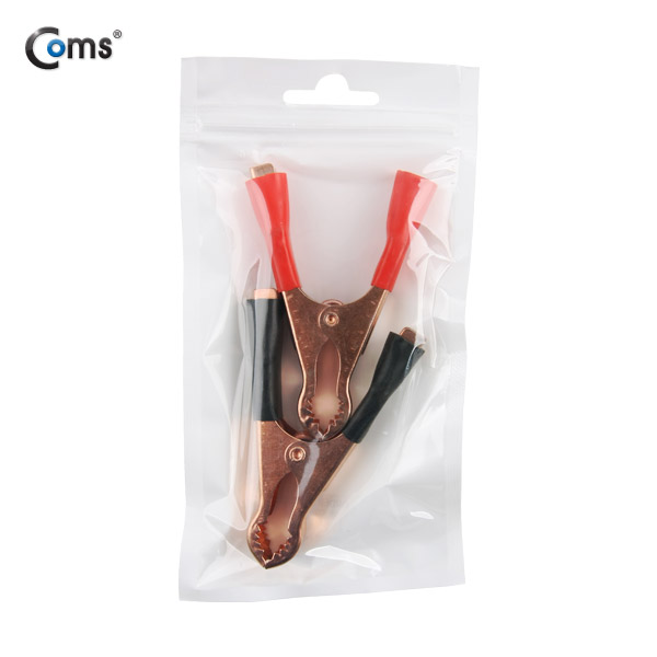 Coms 차량용 배터리 클립 Set, Black/Red