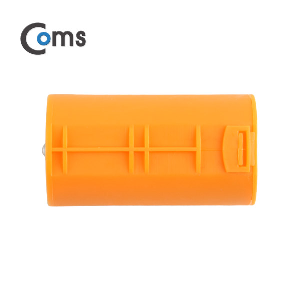 Coms 건전지 변환홀더(AA x 2 to D타입), 1EA /주황