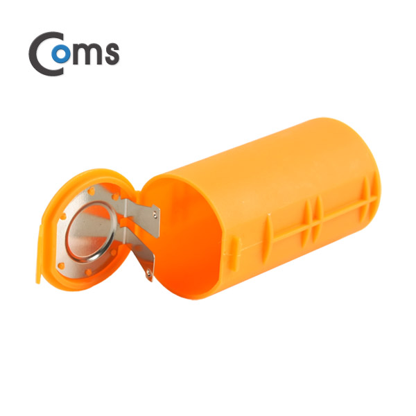 Coms 건전지 변환홀더(AA x 2 to D타입), 1EA /주황