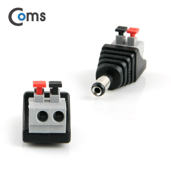 Coms 터미널 변환(DC), 5.5 M/2Pin 클립터미널
