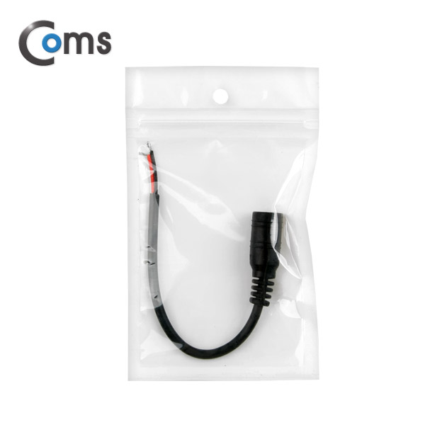 Coms DC 전원 케이블(제작용), DC 2선/DC 플러그 5.5Ø(F)