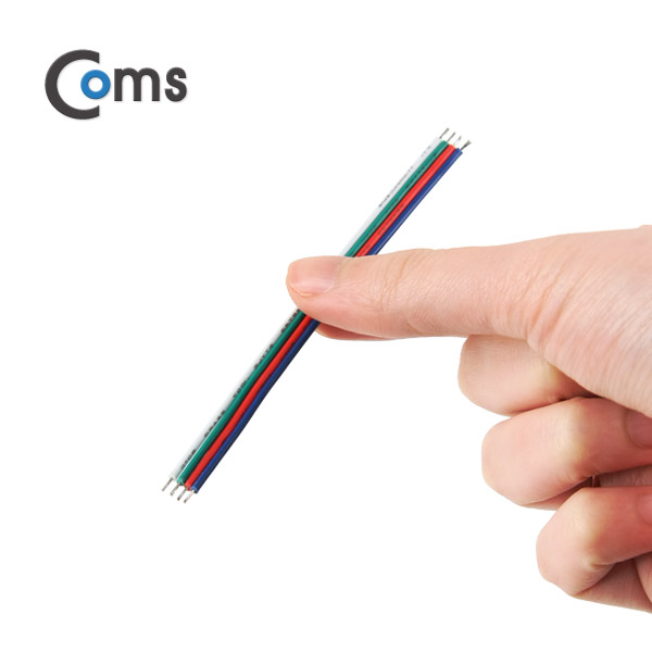 Coms 점퍼 케이블 묶음(100ea) 4 color 4선/10cm