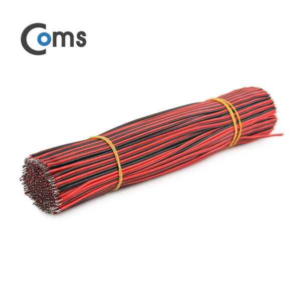 Coms 점퍼 케이블 묶음(200ea) Black-Red 2선/20cm