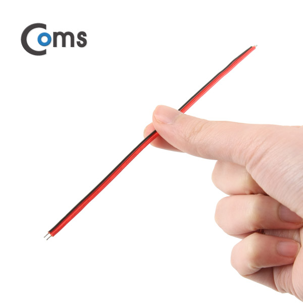 Coms 점퍼 케이블 묶음(200ea) Black-Red 2선/15cm