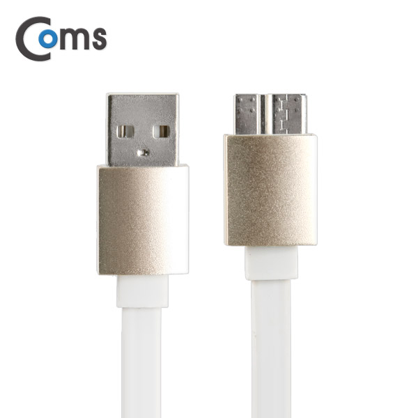 Coms USB 2.0/Micro USB(B) 케이블 1M, White, 3A출력