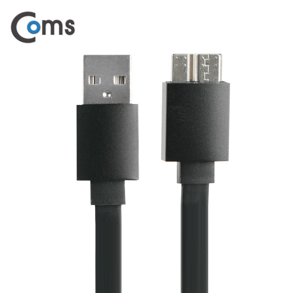 Coms USB 2.0/Micro USB(B) 케이블 1M, Black, 3A출력