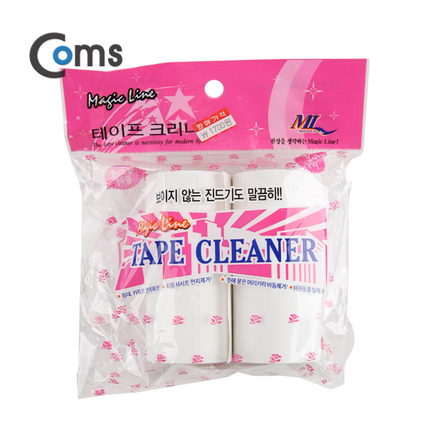 Coms 매직라인 테이프 크리너 리필 2개(10cm*3m)