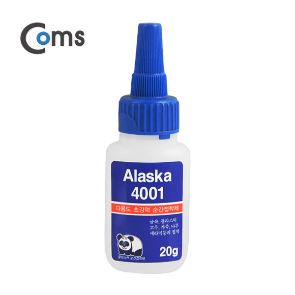 Coms 순간접착제 ALASKA 4001, 20g