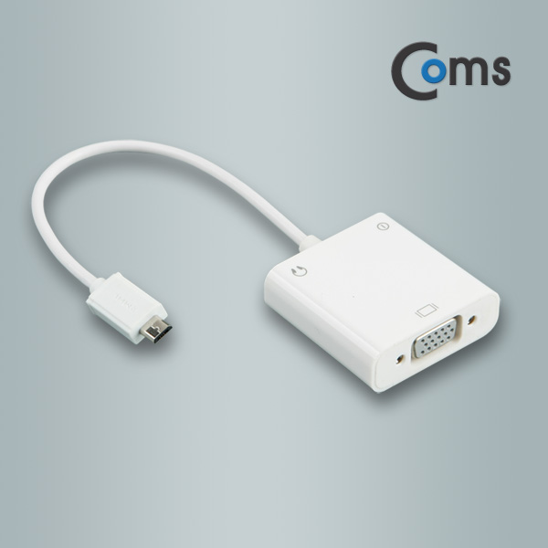 Coms 스마트폰 MHL 케이블, VGA & 스테레오