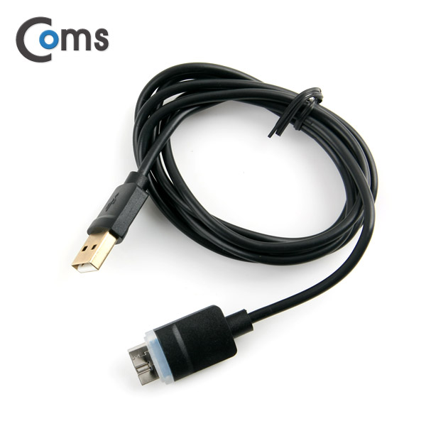 Coms USB 2.0/Micro USB(B) 케이블, LED(완충알림), Black, 1