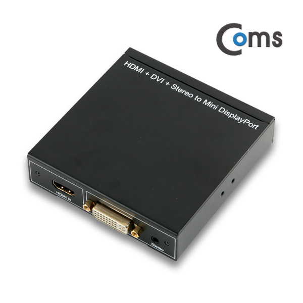 Coms 미니 디스플레이 포트 컨버터 (HDMI+DVI->MiniDisplayport)
