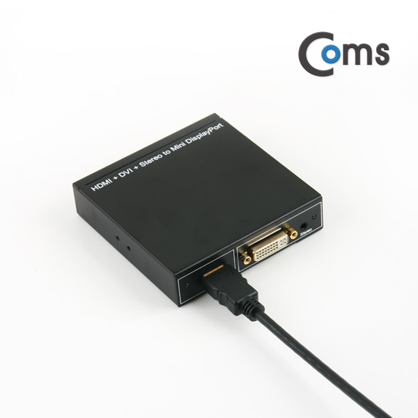 Coms 미니 디스플레이 포트 컨버터 (HDMI+DVI->MiniDisplayport)